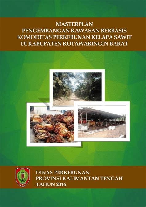 PDF MASTERPLAN PENGEMBANGAN KAWASAN BERBASIS KOMODITAS PERKEBUNAN