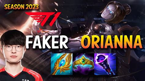 T1 Faker ORIANNA Vs TWISTED FATE Mid KR Ranked YouTube