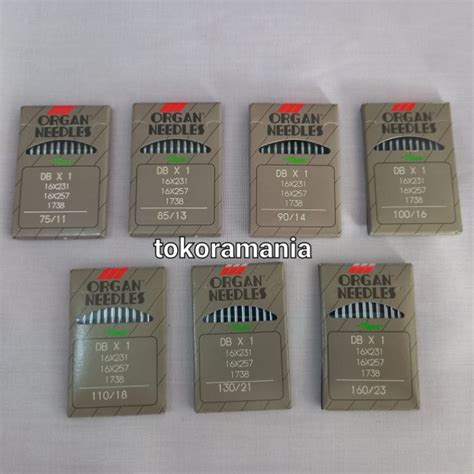 Jual Jarum Organ Needles Mesin Jahit Shopee Indonesia