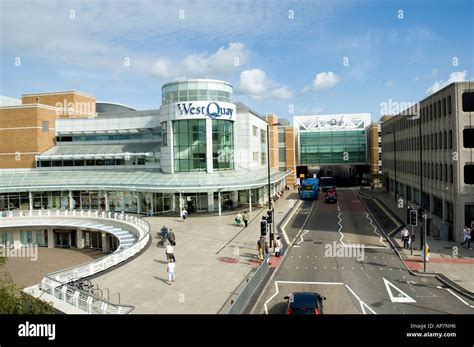 View Of West Quay Shopping Centre From The Old Town Walls Southampton