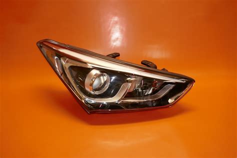 HYUNDAI SANTA FE SPORT HEADLIGHT RIGHT 2017 2018 2019 HALOGEN WITH LED