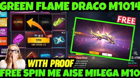 Green Flame Draco M Free Spin Trick Evo M Only One Spin