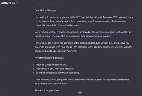 How To Write An Effective Cover Letter By Using The Best Chatgpt Prompts