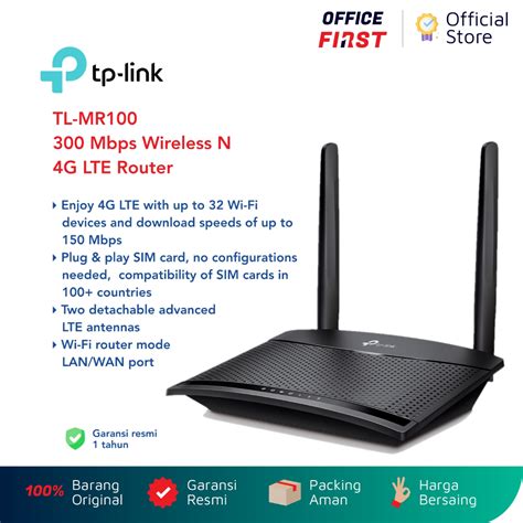 Tp Link Tl Mr Mbps Wireless N G Lte Router Tl Mr Link Wifi