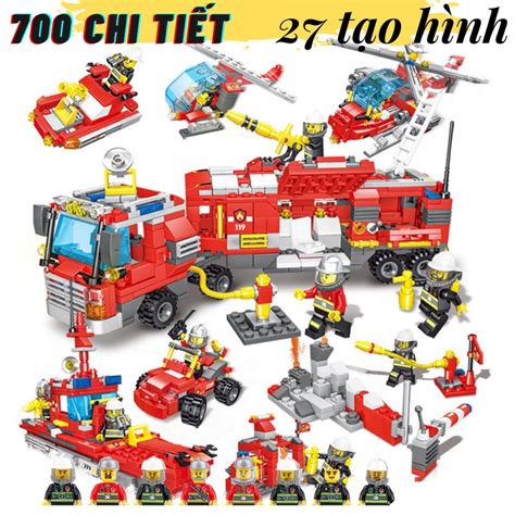 Mua Đồ Chơi Lego Xe Cứu Hỏa, Lego Swat Đỏ, Mô Hình Lắp Ráp Cho Bé giá rẻ nhất | TecKi.Vn