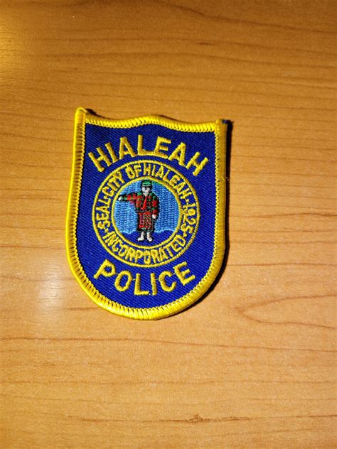 Hialeah FL Police Hat Patch for Sale - CopBlock.org