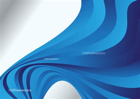 Blue Gradient Wave Background