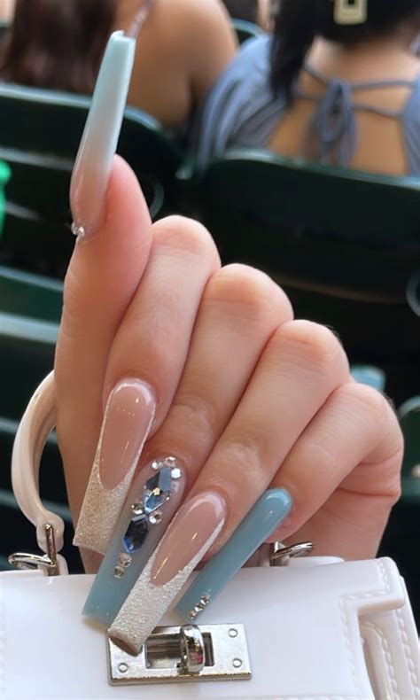 French Acrylic Nails Long Square Acrylic Nails Almond Acrylic Nails