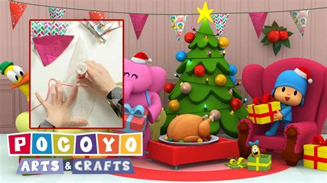 CHRISTMAS Pocoyo Arts Crafts Happy New Year Garland YouTube