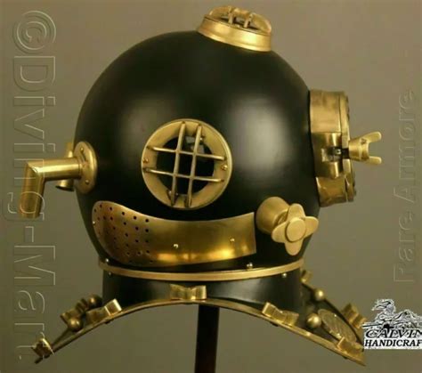 CASQUE DE PLONGÉE 18 pouces US Navy Mark V Deep Sea Antique Scuba