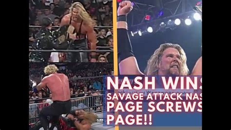 Ddp Screws Ddp Ddp Vs Kevin Nash Wcw Heavyweight Title Slamboree