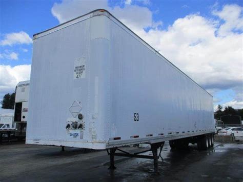 1996 Strick High Cube Tri Axle Axle Dry Van Dry Van Trailer For Sale Orting Wa Trailer