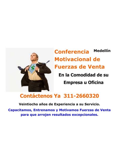 Conferencia Motivación Fuerzas de Venta PDF Descarga Gratuita