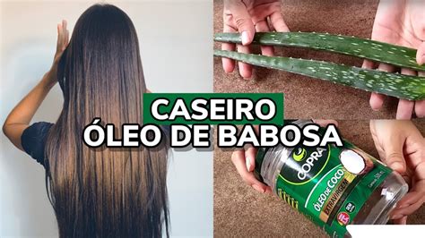 Leo De Babosa Caseiro Cresce E Fortalece O Cabelo Youtube