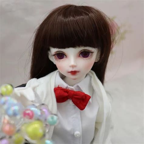 Resin Bjd Sd Ball Joint Doll Women Girl Full Set Dress Uniform