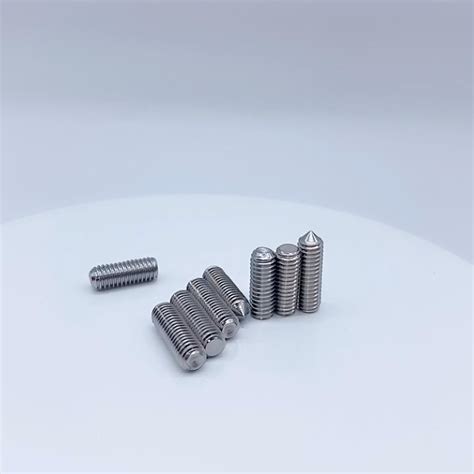 M M M M M M M Headless Stainless Steel Thread Grub Screws Flat