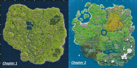 Fortnite Season 4 Map Chapter 1