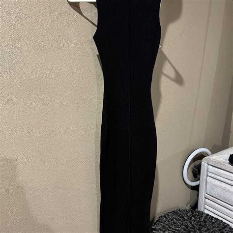 Naked Wardrobe Ribbed Maxi Dress Gem