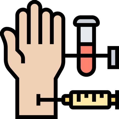 Blood Test Meticulous Lineal Color Icon