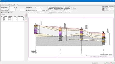 Geological Sections Program Stratigraphy Online Help GEO5