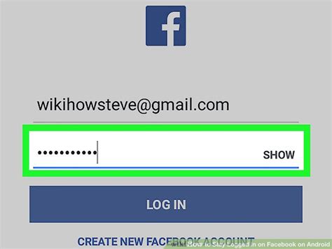 How To Stay Logged In On Facebook On Android 12 Steps