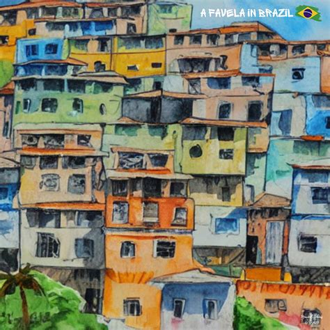 A Favela In Brazil Digital Art by Maricel Tobias - Fine Art America