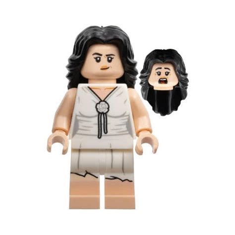 Lego Indiana Jones Marion Ravenwood White Tattered Dress Minifigure