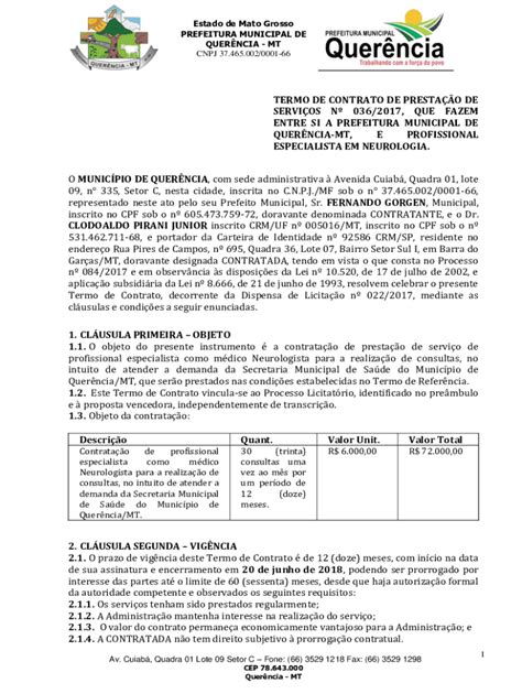 Preench Vel Dispon Vel Termo De Contrato De Prestao De Fax Email