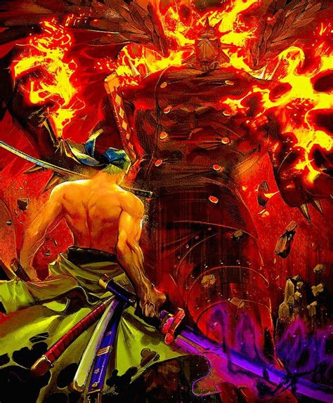 Zoro Vs King One Piece Wallpaper Iphone One Piece Pictures One