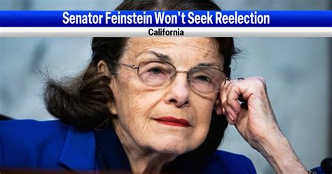 Sen Dianne Feinstein Announces She Will Retire From Congress Northwest And National News