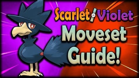 How To Use Murkrow Murkrow Moveset Guide Pokemon Scarlet And Violet