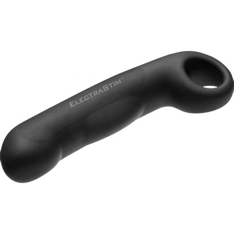 Ovid Silicone Noir Electro G Spot Dildo Electrastim