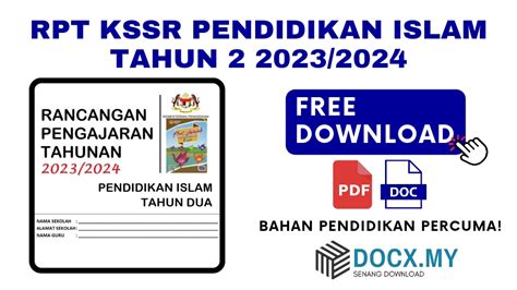 RPT KSSR PENDIDIKAN ISLAM TAHUN 2 2023 2024 DOCX MY