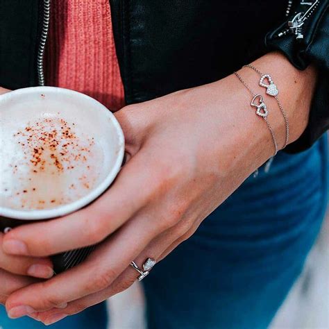 Zilveren Sieradenset Amore Twee Hartjes Julie Julsen Bij Zilver Nl