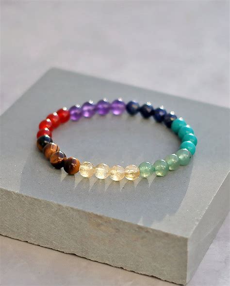 Chakra Bracelet with 6mm Stones - Spirit Connexions