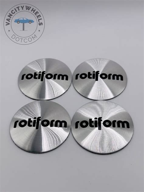 4PCS 56mm Rotiform Wheels Stickers Emblems Unleash The Etsy