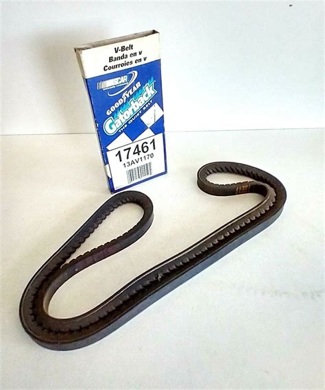 Accessory Drive V Belt The Quiet Belt Goodyear Gatorback 17461 Ebay