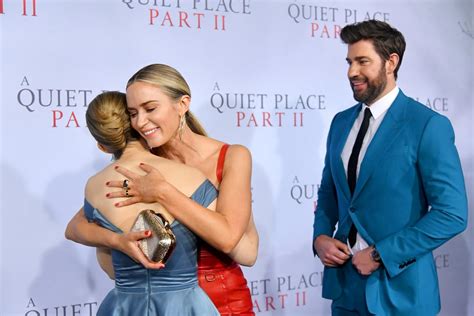 Emily Blunt and John Krasinski at A Quiet Place 2 Premiere | POPSUGAR Celebrity Photo 5