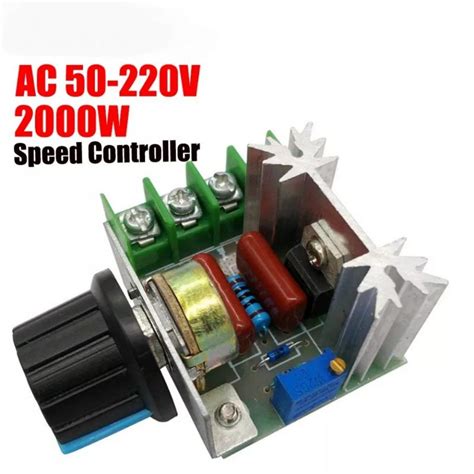 Jual Dimmer SCR 2000 Watt Motor Speed Controller 220V AC PWM Regulator