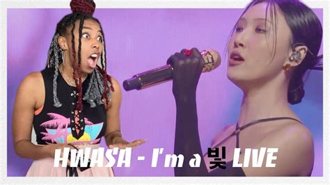 LIVE Hwa Sa 화사 Im a 빛 암어빛 and FOMO 포모 Showcase Stage REACTION