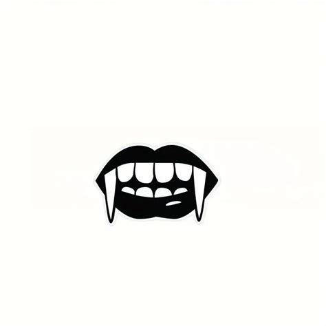 Trendy Vampire Fangs Car Computer Vinyl Sticker Decal Temu Australia