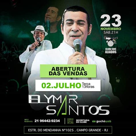 Elymar Santos No Clube Dos Aliados Em Rio De Janeiro Evento ON