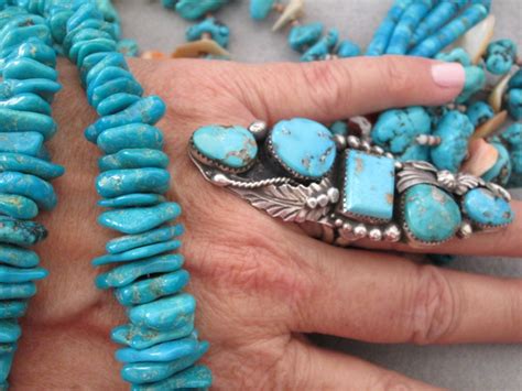 Turquoise Ringnavajo Old Pawn Sterling Genuine Etsy