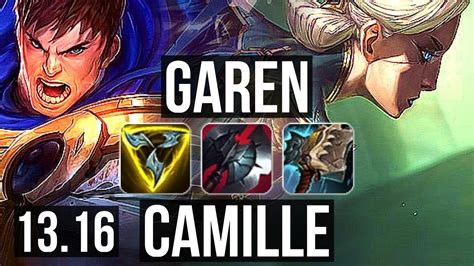 GAREN Vs CAMILLE TOP 6 Solo Kills 900 Games 1 5M Mastery NA