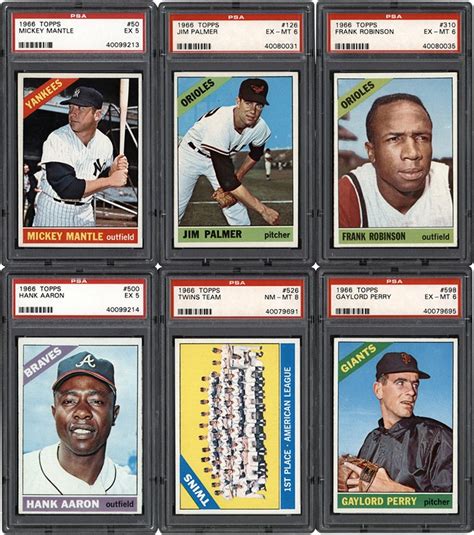 Topps Baseball Complete Set W Psa