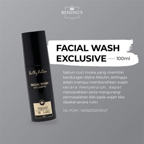 Jual Facial Wash Exclusive Bening Skincare Sabun Cuci Wajah Untuk Flek