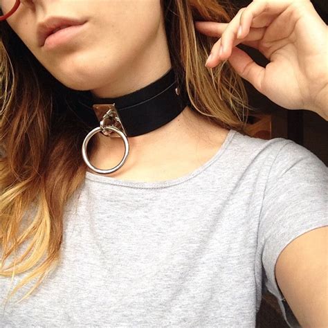 2020 Women Men Handmade Oversized Choker Wide Band Big O Round Metal