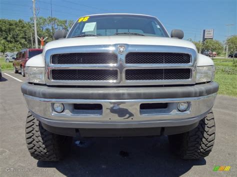 1998 Bright White Dodge Ram 1500 Laramie Slt Extended Cab 4x4 69905079