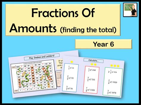 Maths Fractions Of Amounts Year 6 Teaching Resources