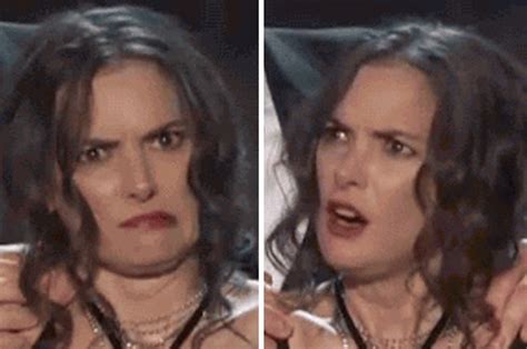 Winona Ryder Made These 22 Faces During A Speech At The SAG Awards